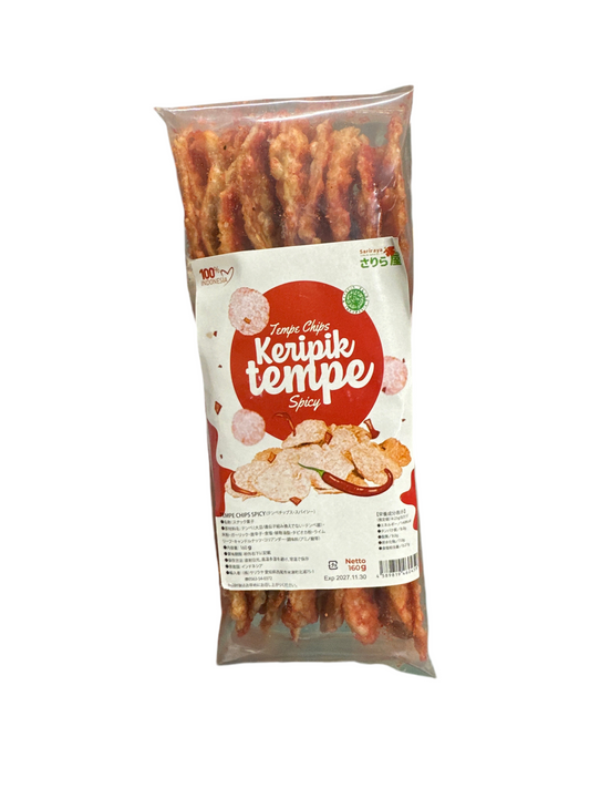keripik tempe spicy 160g
