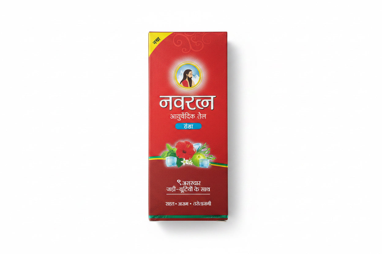 Navaratna Ayurvedic Oil (90ml).