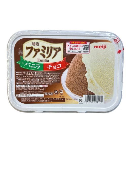 Ice cream Familia(vanilla+chocklet)