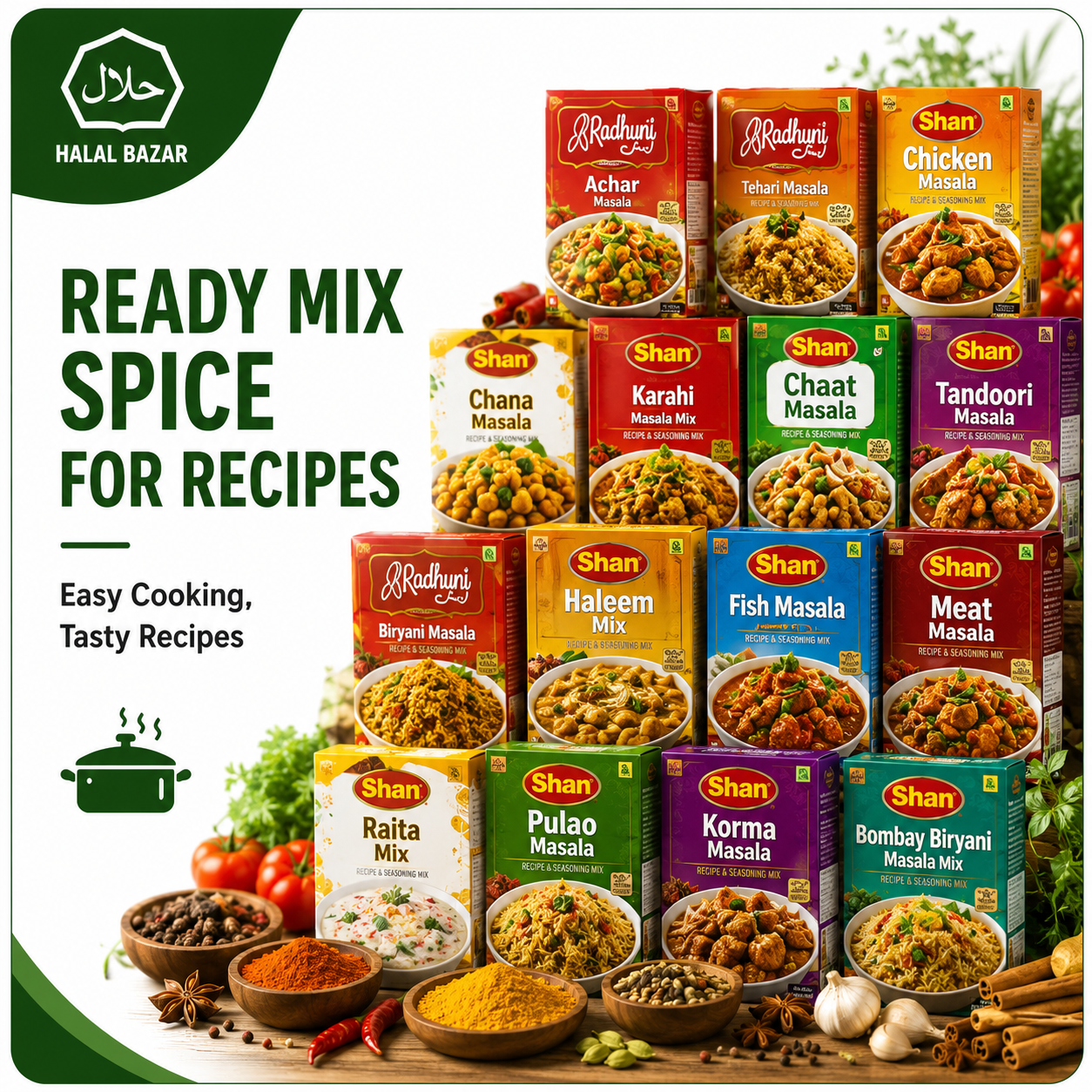 READY MIX SPICE FOR RECIPES
