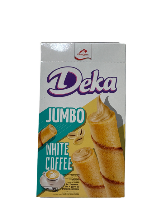 Deka Wafer Roll Jumbo White Coffee