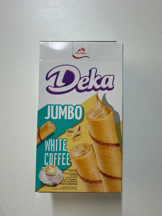 Deka Wafer Roll Jumbo White Coffee